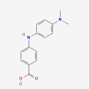 molecular formula C15H16N2O2 B13876694 4-[4-(Dimethylamino)anilino]benzoic acid 