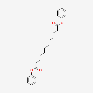 molecular formula C24H30O4 B13876747 Diphenyl dodecanedioate CAS No. 4080-91-5