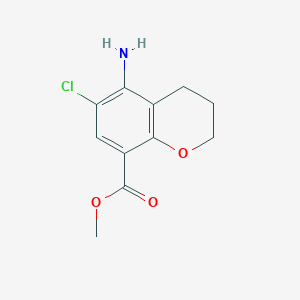 methyl 5-amino-6-chloro-3,4-dihydro-2H-chromene-8-carboxylate