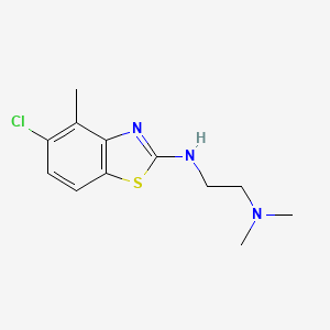 B1387679 N'-(5-chloro-4-methyl-1,3-benzothiazol-2-yl)-N,N-dimethylethane-1,2-diamine CAS No. 1105188-47-3