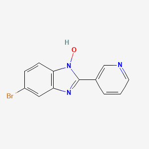 5-Bromo-1-hydroxy-2-pyridin-3-ylbenzimidazole