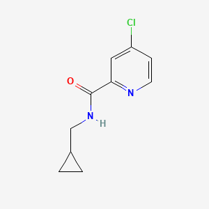 B1387687 4-Chloro-2-[(cyclopropylmethyl)aminocarbonyl]pyridine CAS No. 417723-53-6