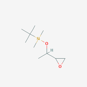 molecular formula C10H22O2Si B13876872 Tert-butyl-dimethyl-[1-(oxiran-2-yl)ethoxy]silane 