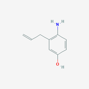 molecular formula C9H11NO B13876875 4-Amino-3-prop-2-enylphenol 