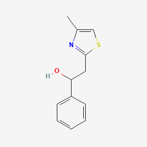 2-(4-Methyl-1,3-thiazol-2-yl)-1-phenylethanol