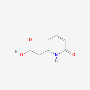 molecular formula C7H7NO3 B1387691 2-(6-Oxo-1,6-dihydropyridin-2-yl)acetic acid CAS No. 937644-25-2