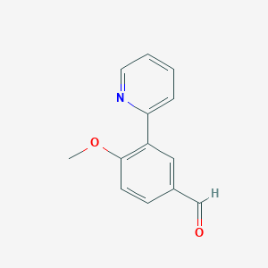 4-Methoxy-3-(pyridin-2-yl)benzaldehyde