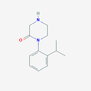 1-[2-(1-Methylethyl)phenyl]-2-piperazinone