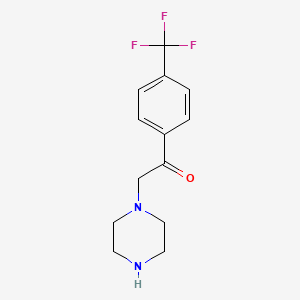 2-Piperazin-1-yl-1-[4-(trifluoromethyl)phenyl]-ethanone