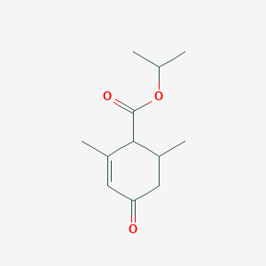 Propan-2-yl 2,6-dimethyl-4-oxocyclohex-2-ene-1-carboxylate