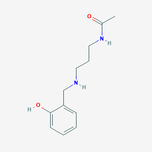 N-[3-[(2-hydroxyphenyl)methylamino]propyl]acetamide