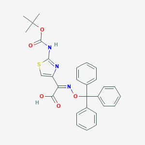 B138770 (Z)-2-(2-Boc-aminothiazole-4-yl)-2-trityloxyimino acetic acid CAS No. 140128-20-7