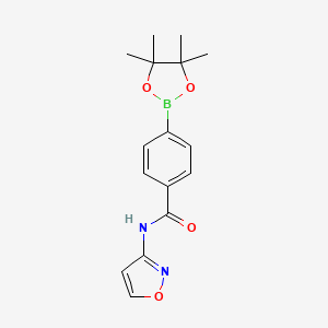 N-(1,2-oxazol-3-yl)-4-(4,4,5,5-tetramethyl-1,3,2-dioxaborolan-2-yl)benzamide