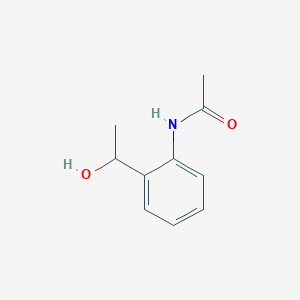 molecular formula C10H13NO2 B13877088 N-[2-(1-Hydroxyethyl)phenyl]acetamide CAS No. 89937-05-3