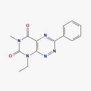 8-Ethyl-6-methyl-3-phenylpyrimido[5,4-e][1,2,4]triazine-5,7(6H,8H)-dione