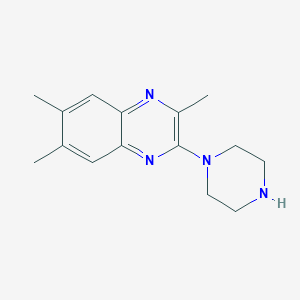 2,6,7-Trimethyl-3-piperazin-1-ylquinoxaline