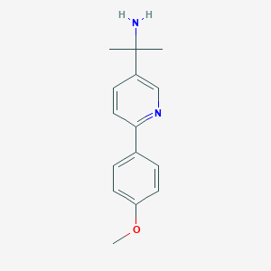 2-(6-(4-Methoxyphenyl)pyridin-3-yl)propan-2-amine