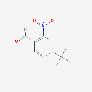 molecular formula C11H13NO3 B13877204 2-Nitro-4-t-butylbenzaldehyde 