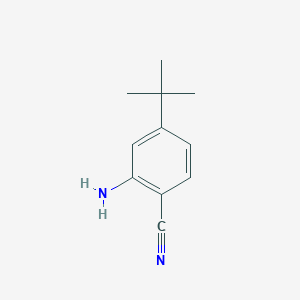 molecular formula C11H14N2 B13877214 2-Amino-4-tert-butylbenzonitrile 