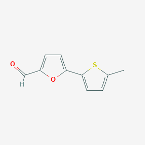 5-(5-Methylthiophen-2-yl)furan-2-carbaldehyde