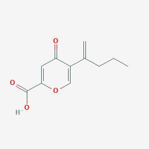 4-Oxo-5-pent-1-en-2-ylpyran-2-carboxylic acid