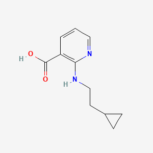 2-(2-Cyclopropylethylamino)pyridine-3-carboxylic acid