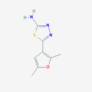 5-(2,5-Dimethylfuran-3-yl)-1,3,4-thiadiazol-2-amine