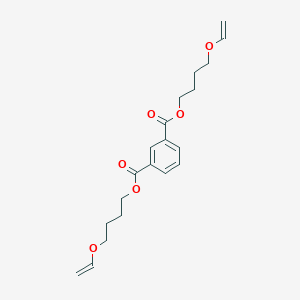 molecular formula C20H26O6 B138774 1,3-Benzenedicarboxylic acid, bis(4-(ethenyloxy)butyl) ester CAS No. 130066-57-8