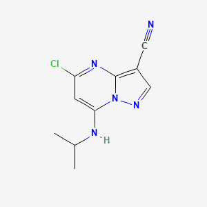 5-Chloro-7-[(1-methylethyl)amino]pyrazolo[1,5-a]pyrimidine-3-carbonitrile