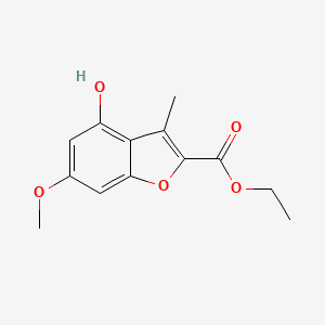 Ethyl 4-hydroxy-6-methoxy-3-methyl-1-benzofuran-2-carboxylate