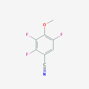 molecular formula C8H4F3NO B1387746 2,3,5-Trifluoro-4-methoxybenzonitrile CAS No. 916791-82-7