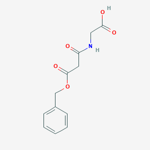 molecular formula C12H13NO5 B13877463 2-(2-(Benzyloxycarbonyl)acetamido)acetic acid 