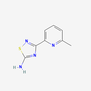 3-(6-Methylpyridin-2-yl)-1,2,4-thiadiazol-5-amine