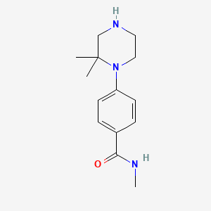 4-(2,2-dimethylpiperazin-1-yl)-N-methylbenzamide