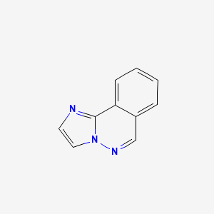 molecular formula C10H7N3 B13877486 Imidazo[2,1-a]phthalazine 