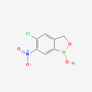 5-chloro-1-hydroxy-6-nitro-3H-2,1-benzoxaborole