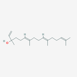 molecular formula C20H34O B138775 香叶基橙花醇 CAS No. 1113-21-9