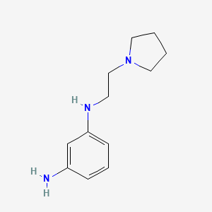 3-N-(2-pyrrolidin-1-ylethyl)benzene-1,3-diamine