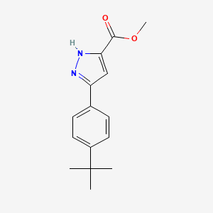 5-(4-tert-Butylphenyl)-1H-pyrazole-3-carboxylic acid methyl ester
