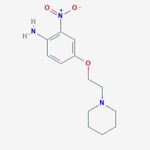 2-Nitro-4-(2-piperidin-1-ylethoxy)aniline