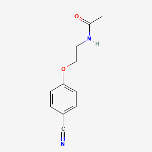 N-[2-(4-cyanophenoxy)ethyl]acetamide
