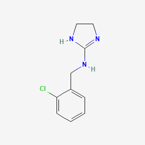 N-[(2-chlorophenyl)methyl]-4,5-dihydro-1H-imidazol-2-amine