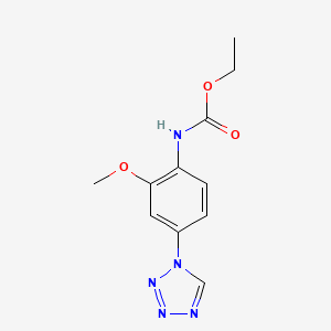 ethyl [2-methoxy-4-(1H-tetrazol-1-yl)phenyl]carbamate