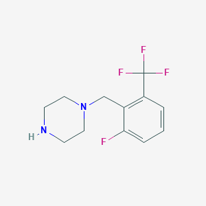 1-(2-Fluoro-6-(trifluoromethyl)benzyl)piperazine