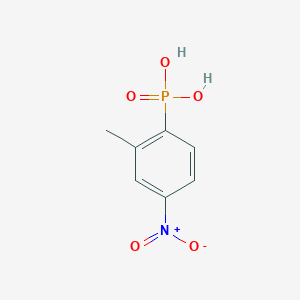 (2-Methyl-4-nitrophenyl)phosphonic acid