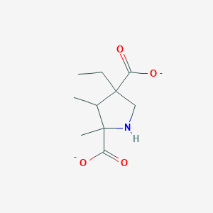 4-ethyl2-methyl3-methyl-1H-pyrrole-2,4-dicarboxylate