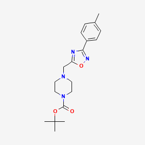 tert-Butyl 4-{[3-(4-methylphenyl)-1,2,4-oxadiazol-5-yl]methyl}piperazine-1-carboxylate