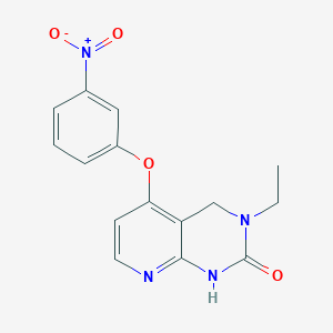 3-Ethyl-5-(3-nitrophenoxy)-1,4-dihydropyrido[2,3-d]pyrimidin-2-one