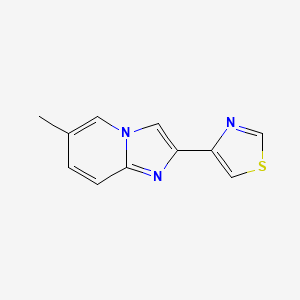 4-(6-Methylimidazo[1,2-a]pyridin-2-yl)-1,3-thiazole