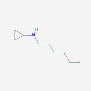 molecular formula C9H17N B13877672 N-hex-5-enylcyclopropanamine 